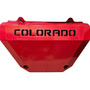 Skid Plate Rojo Chevrolet Colorado 2013-2022 Emblema Grabado