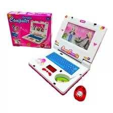 Laptop De Brinquedo Infantil Musical A Pilha Com Luz E Som