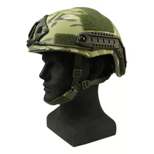 Casco Uhmwpe Militar Balístico Fast Nivel Iii-a Multicam