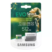 Memoria Micro Sdxc Samsung Evo / 512gb, 4k (envio Gratis)