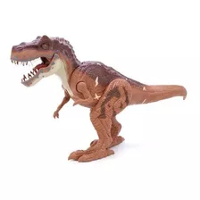 Figura Dino Mat Tiranosaurio Rex Grande C/ Luz Y Sonido