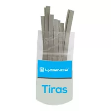 Tiras De Lixas Abrasivas Odontológica Aço 4mm C/12uns