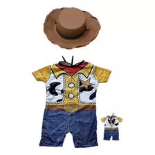 Fantasia Roupa Infantil Woody Com Chapéu