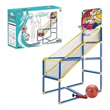 Set De Basketball Altura Ajustable C/pelota E Inflador