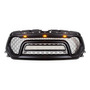 Parrilla Negro Led Dodge Ram 1500 2013-2018 Tipo Panal