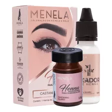 Kit Henna Profissional Sobrancelhas Menela Escolha Sua Cor