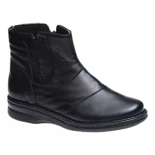 Bota Feminina Em Couro Roma Preto 373 Doctor Shoes Doctor Sh