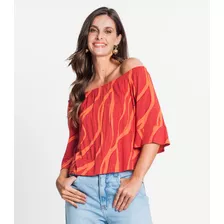 Blusa Feminina Ciganinha Rovitex Vermelho