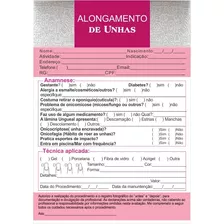 Ficha Anamnese Alongamento De Unhas