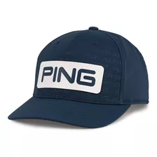 Boné Ping Debossed Pyb Cap - Azul/branco - Ajustável 