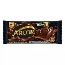 Chocolate Amargo 70% Cacau Arcor Pacote 80 G