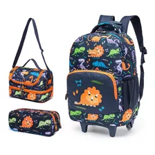 Kit Escolar Mochila Spector Estojo Lancheira Meninas Panda