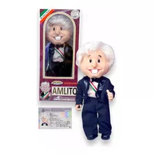 Muñeco Presidente Amlo Lopez Obrador Con Sonido Y Caja