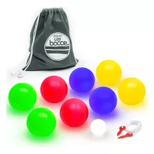 Juego De Petanca Led Gosports De 100 Mm, Incluye 8 Luces...