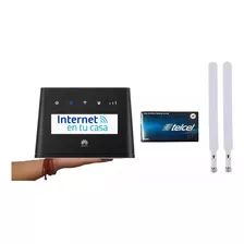 Internet Rural Telcel Ilimitado Incluye Antenas Modem Y Chip