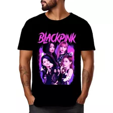 Camiseta Blusa Black Pink Jisoo Jennie Rose Lisa Kpop Band