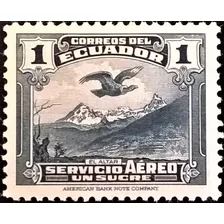 Ecuador Aves, Sello Aéreo Sc C55 1s 1937 Nuevo L12591