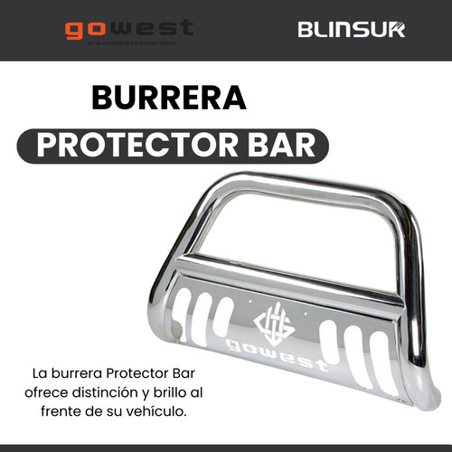 Burrera Protector Bar Ford Lobo F150 2009-2014 Inox Foto 2