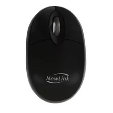 Mouse Mini Optico Usb Fit 1000dpi 3botoes Preto - Newex