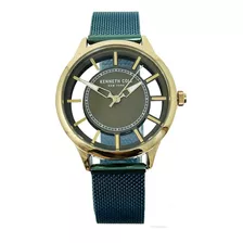 Kenneth Cole - Reloj Análogo Kcwlg2176604 Mujer Color De La Correa Tornasol Color Del Bisel Tornasol Color Del Fondo Verde