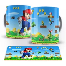 Caneca Gamer Geek Nerd Super Mario Bros Nintendo Coleção 