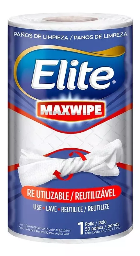 Paños De Limpieza Elite Maxwipe X50