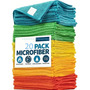 Kit 20 Peças Pano Microfibra Limpeza 25x25 Cm Multi-colored