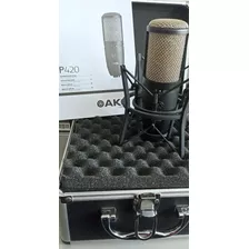 Microfone Akg P420 Condensador Cardioide Cor Preto