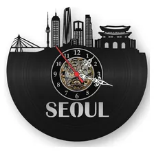Relógio Seoul Coreia Cidades Países Agência Turismo Vinil Lp