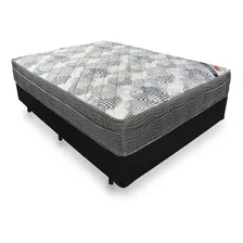 Cama Box Casal + Colchão Ortobom Molas Ensacadas Superpocket