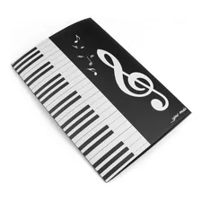 Carpeta De Música Negra Music Folder Stage A4 Storage