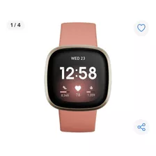 Smartwatch Fitbit Versa 3 Rosa Gold + Malla De Regalo