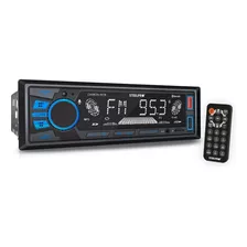 Steelpro Autoestereo Bluetooth, Usb/sd 1 Din Carbon-907b Color Negro