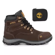 Bota Masculina 100%couro Timberland Original Palm Gel Brinde