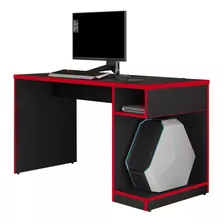 Mesa Para Computador Notebook Gamer X Preto/vermelho - Fit M Cor Vermelho