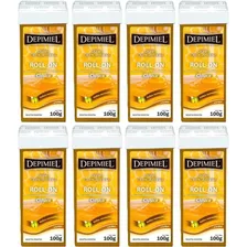 Pack Cera Depilatoria Roll On Descartable Depimiel 100 Gr X8