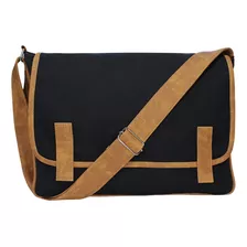 Bolsa Pasta Carteiro Transversal Masculina Feminina De Lona