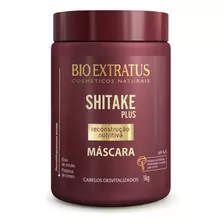 Máscara Shitake Plus Bio Extratus 1kg Cor De Cabelo Cabelos Desvitalizados