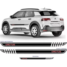 Adesivos C4 Cactus Faixas Laterais E Traseira Ate 2022