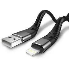 Cable Usb Compatible Con iPhone iPad Enmallado 3 Metros 3a