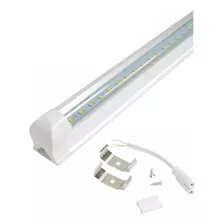 10pzs Luminario Barra Led Base Abs 21w Luz Cálida Adir 120cm