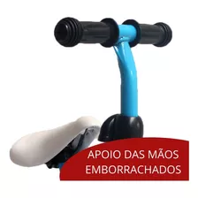 Triciclo Balance Andador S/pedal Equilibrio Menino Menina Cor Azul