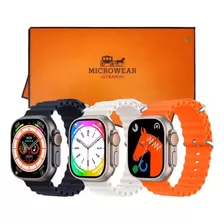 Smartwatch W69 Mini Ultra 1 Pulseira E 1 Case De Brinde.