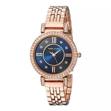 Anne Klein | Reloj Mujer | Ak/2928nvrg | Original Color De La Correa Rosa Dorado Color Del Bisel Rosa Dorado Color Del Fondo Rosa Dorado