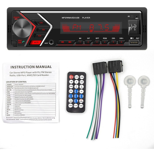 Reproductor De Mp3 Estreo De Coche Bluetooth Dual Swm-505 C Foto 4