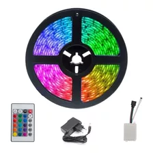 Fita Led 5050 Rgb Colorida 5m 16 Cores + Fonte + Controle