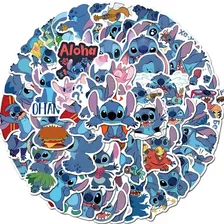 Set De Stickers Stitch (55 Unidades) Pegatina Lilo & Stitch 