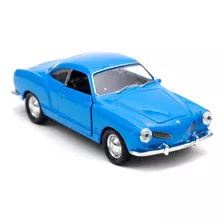 Carrinho Miniatura Karmann Ghia Volkswagen 1968 Welly 1/32