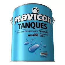 Pintura Impermeabilizante Tanques De Agua Plavicon 1 Litro