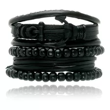 Pulseiras Masculinas Combo C/ 4 Pulseiras